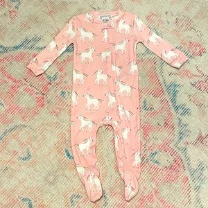 Pottery Barn Kids footie pajamas 9-12m